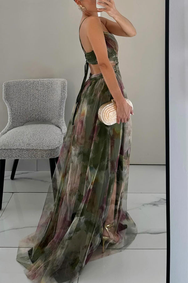Snow Vestito Maxi Donna – Stampa Floreale, Tessuto Leggero & Stile Elegante Estivo