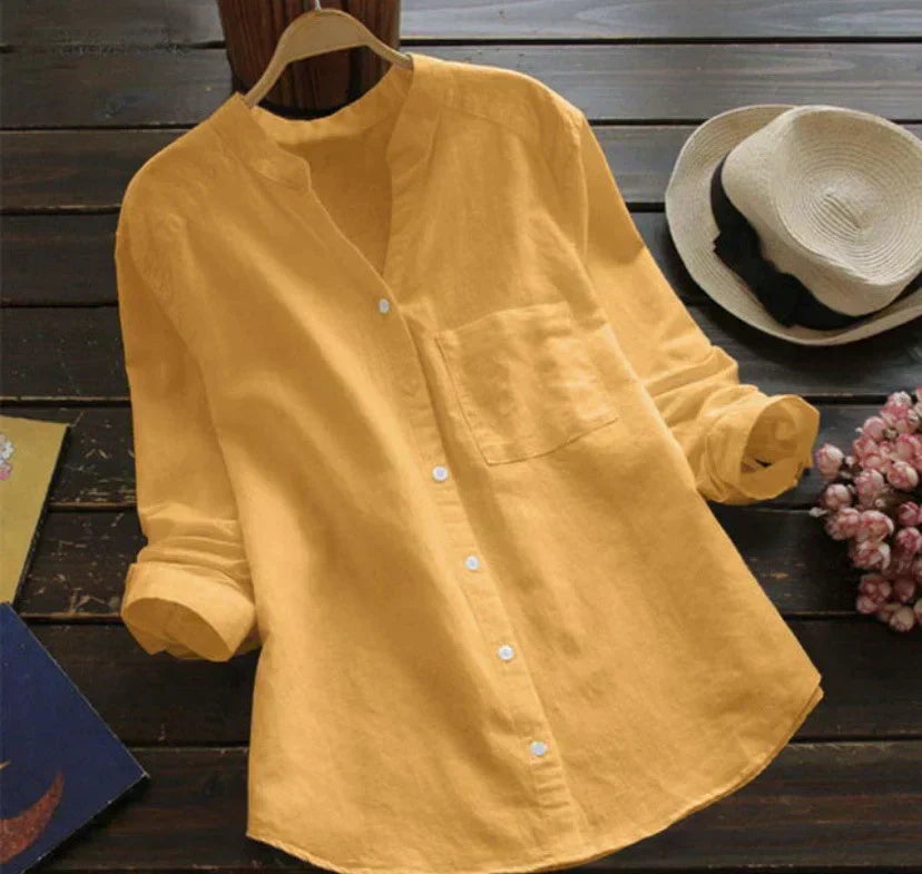 Amy Blusa Donna Elegante – Camicetta Morbida Traspirante, Vestibilità Comoda Casual
