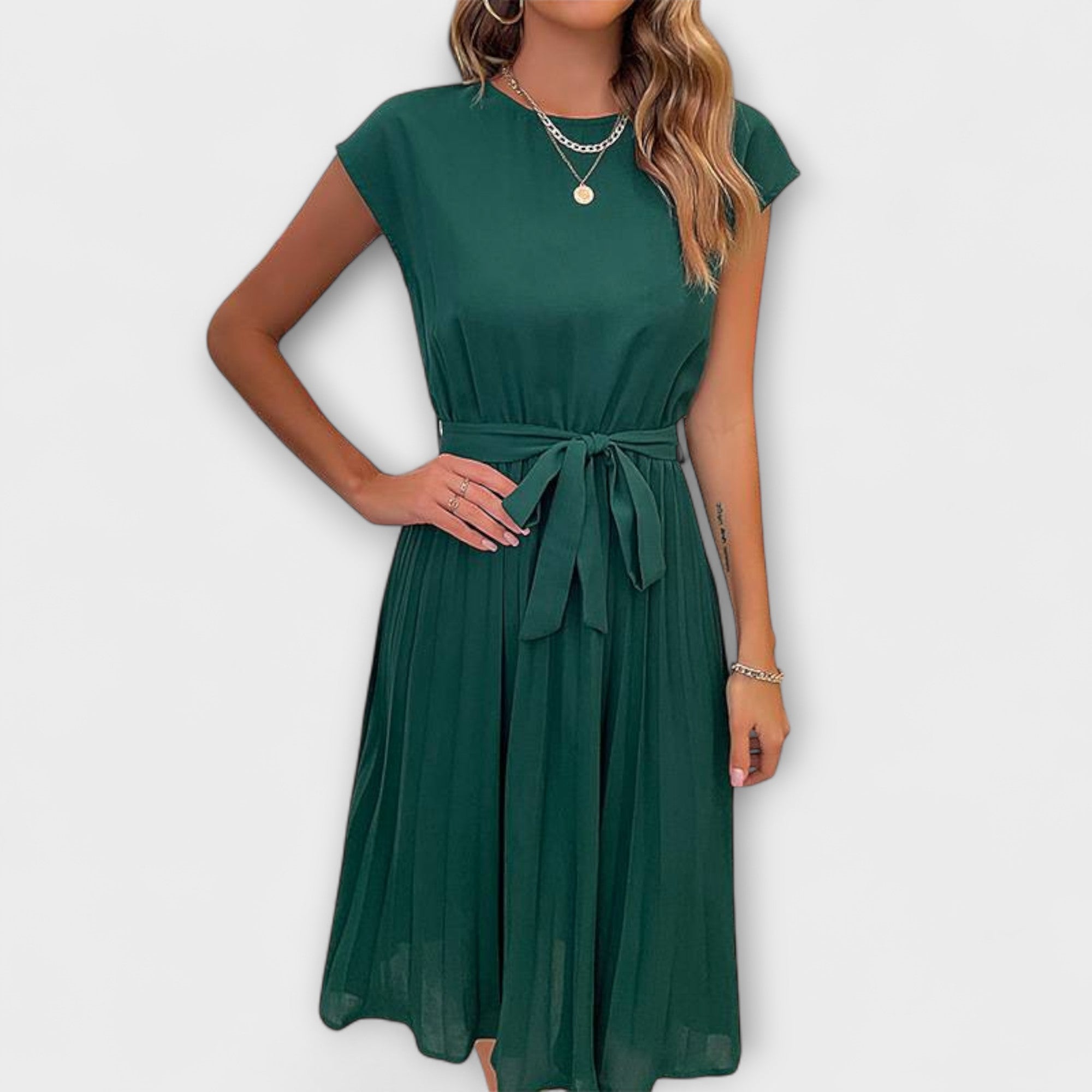 Digna Abito Donna Maxi Estivo – Vestito Fluido Leggero Elegante Casual Chic