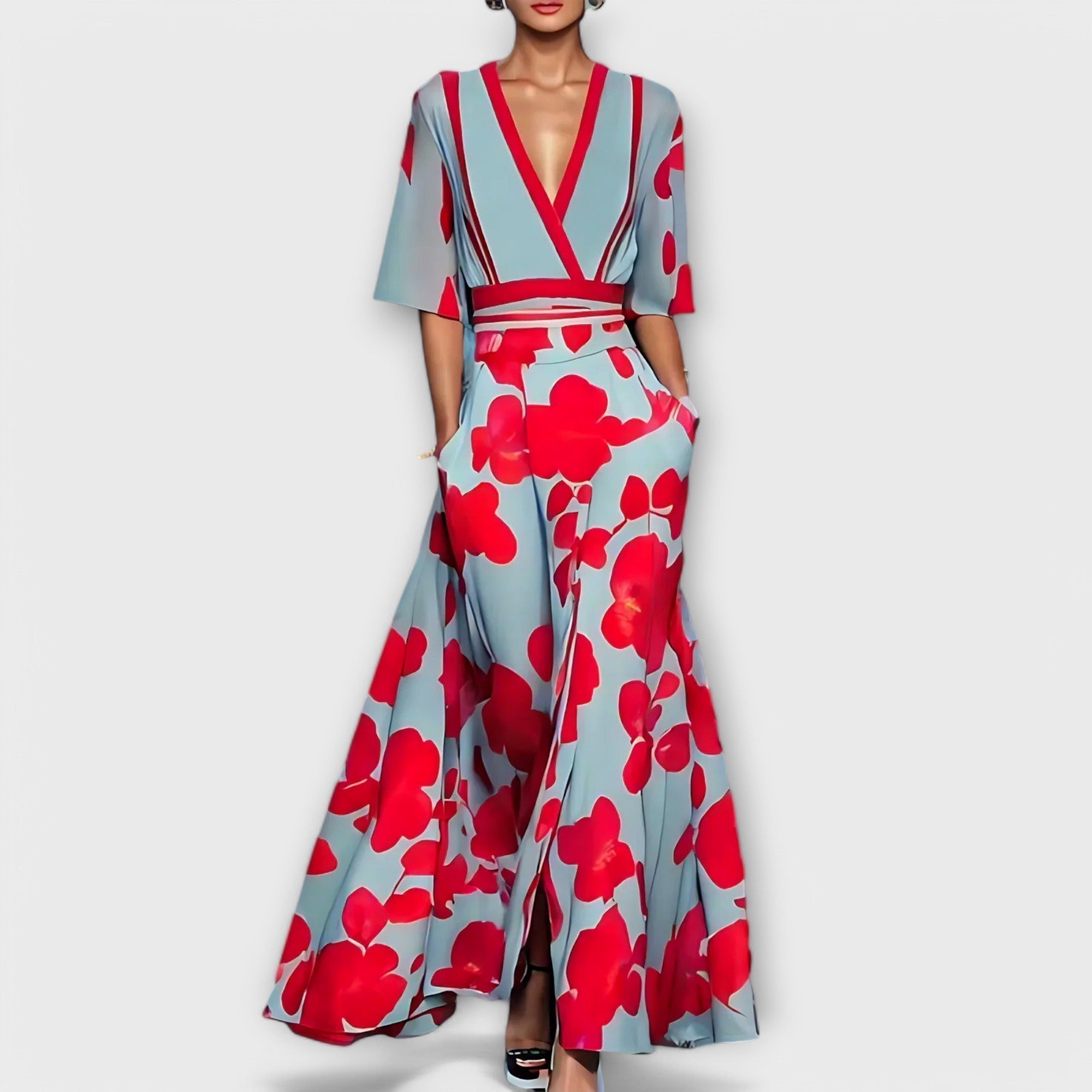 Avanna Women's Dress – Elegant Cut, Refined Sleeves & Versatile Style
