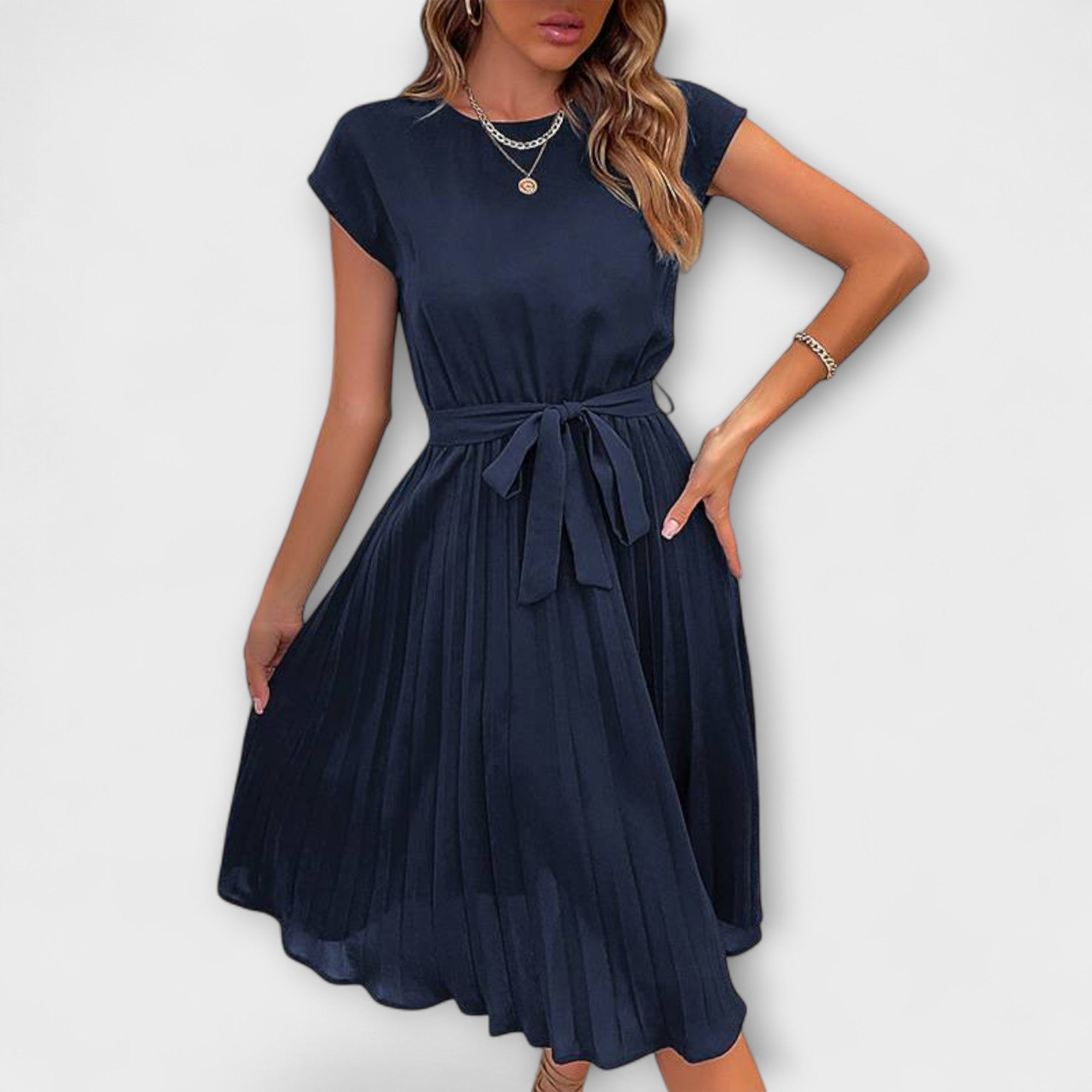 Digna Vestido Mujer Maxi Verano – Vestido Fluido Ligero Elegante Casual Chic