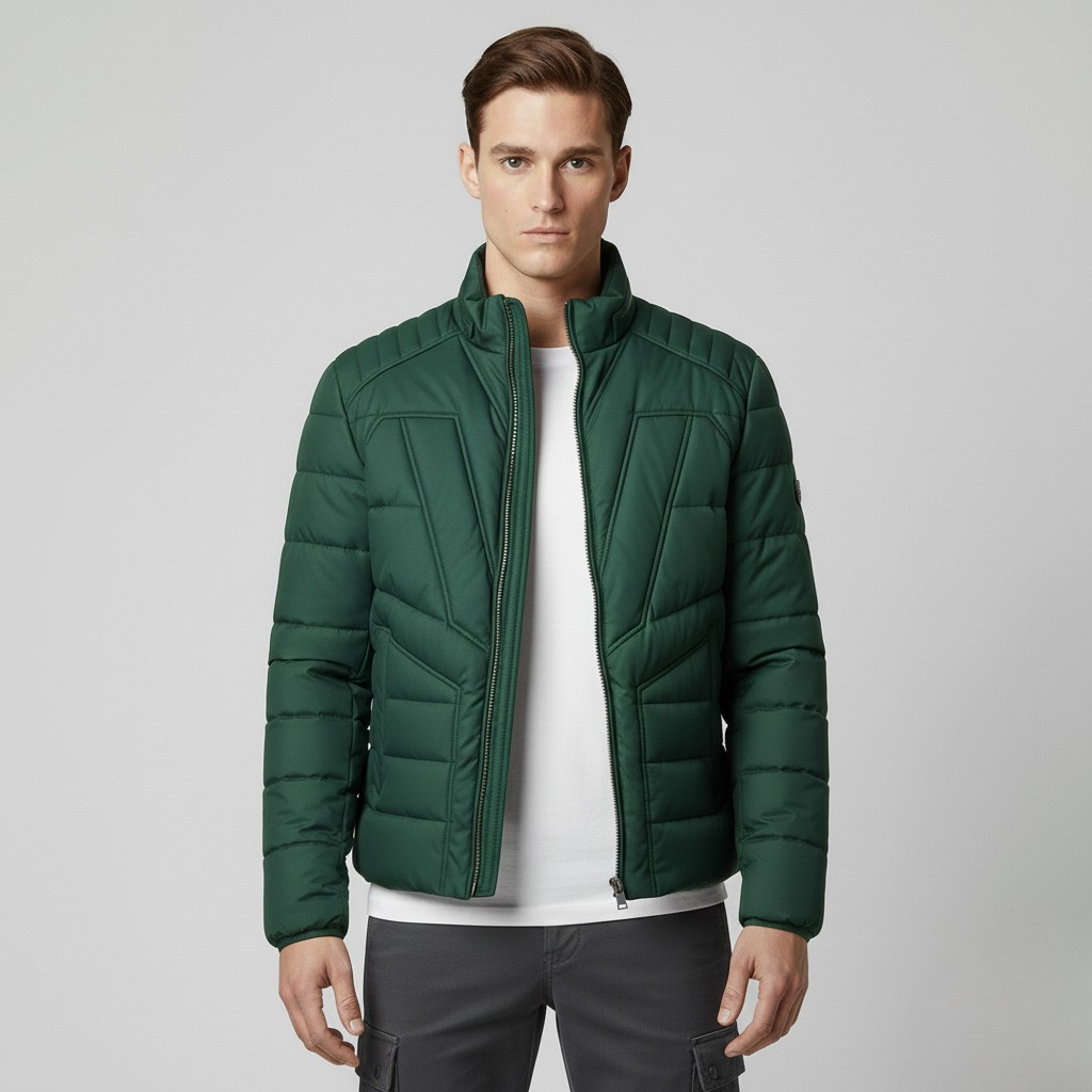 Puffer motorcycle jacket