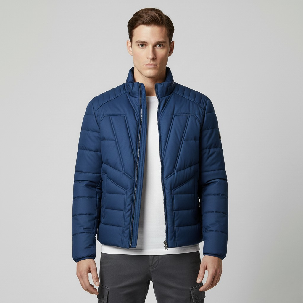 Puffer motorcycle jacket