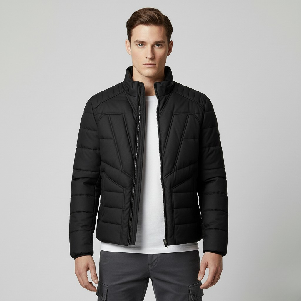 Puffer motorcycle jacket