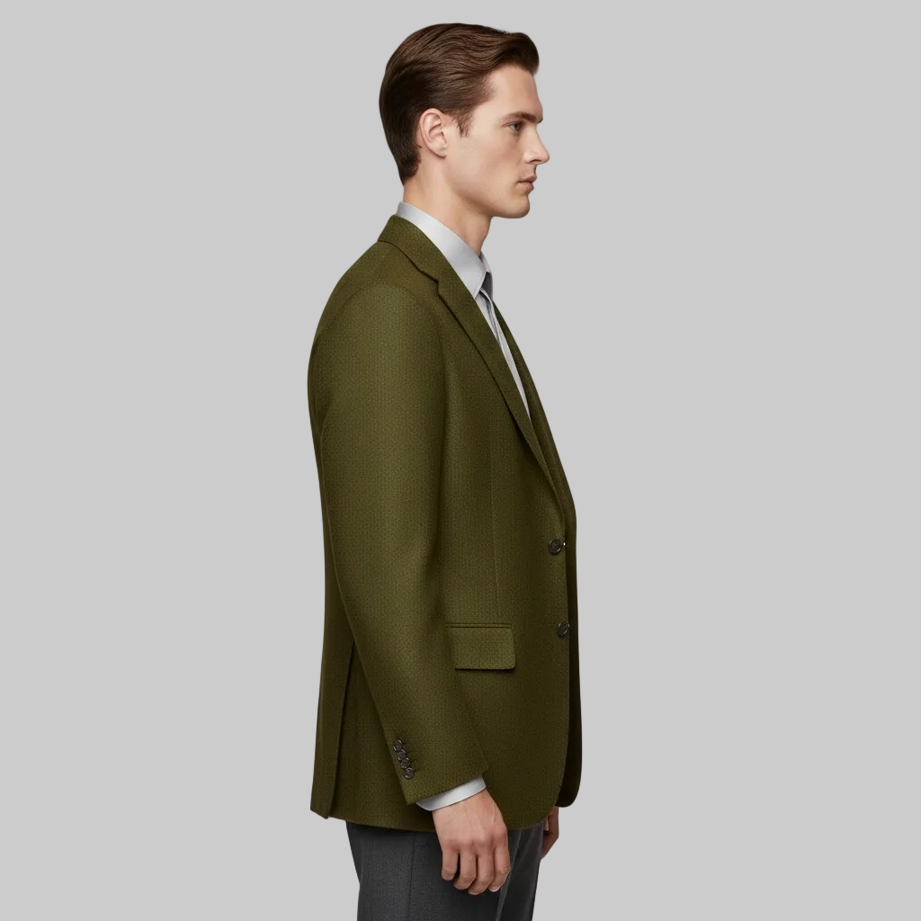 Veste sur mesure à deux boutons