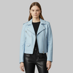 Chaqueta de piel para moto