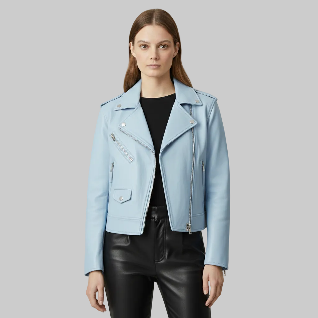 Chaqueta de piel para moto