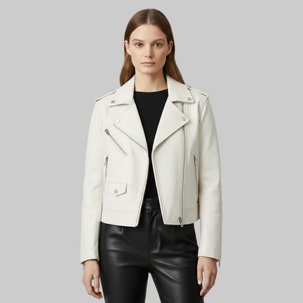 Chaqueta de piel para moto