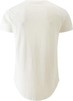 Lorenzo T-Shirt Longline da Uomo – Maglietta 100% Cotone Stile Urban