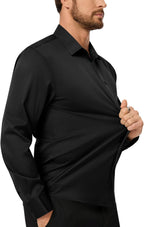 Marcos Chemise Élégante pour Homme – Chemise Infroissable Élastique avec Col Renforcé
