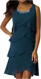 Sofia Women's Summer Floral Dress – Elegant Long Boho Beach Dress