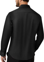 Marcos Chemise Élégante pour Homme – Chemise Infroissable Élastique avec Col Renforcé
