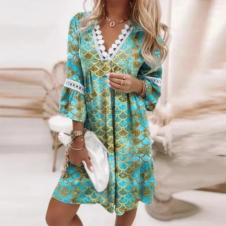 Cassandra Vestito Estivo Donna – Floreale Leggero, Linea Fluida & Stile Elegante Casual