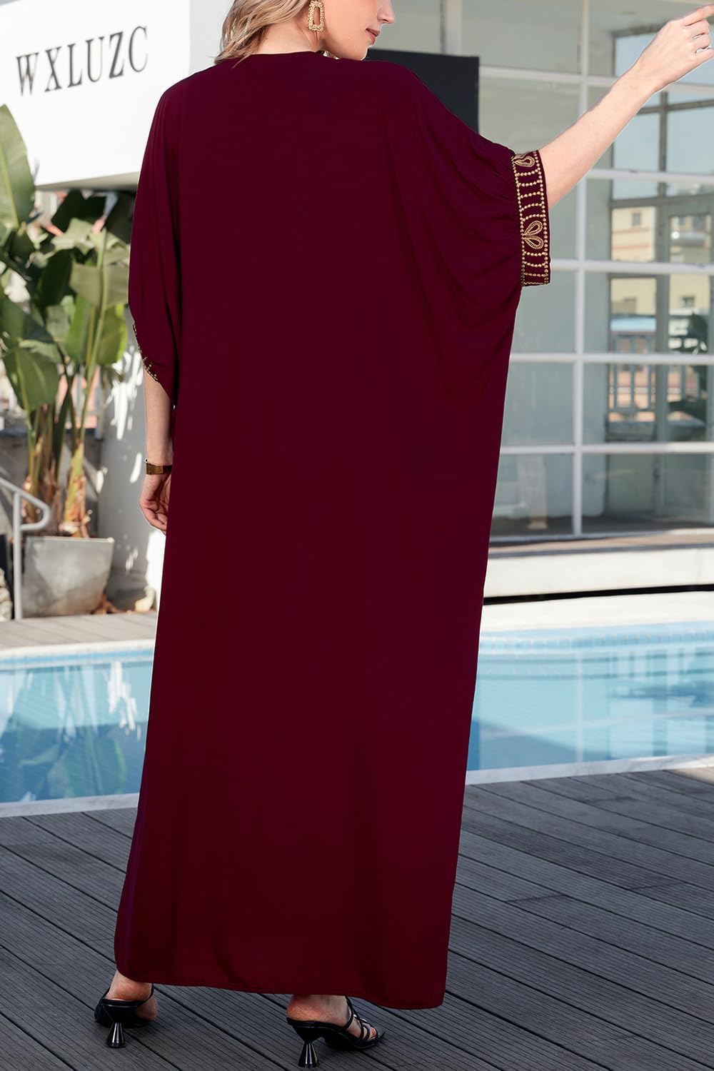 Isabella Caftano da Spiaggia Donna – Kimono Boho Elegante Copricostume Estivo