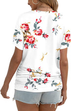 Valeria Maglia Donna – Scollo V, Arricciature Laterali, Tunica Casual Elegante