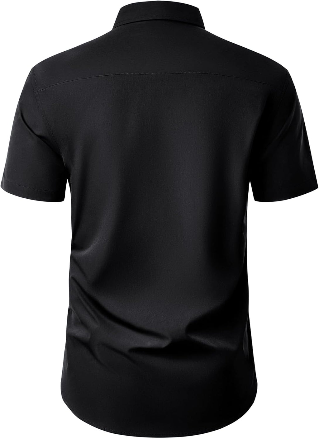 Wilfrits Camicia Elegante da Uomo – Camicia Estiva Antipiega a Maniche Corte con Taschino