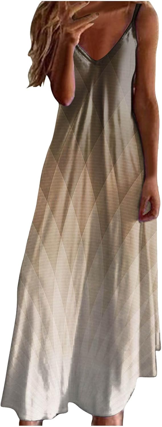 Alessia Abito Donna – Vestito Mini Elegante, Senza Maniche, Floreale Estivo