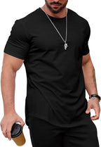 Mauricio T-Shirt Longline da Uomo – Maglietta Hipster Girocollo Casual Premium