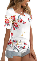 Valeria Maglia Donna – Scollo V, Arricciature Laterali, Tunica Casual Elegante