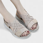 Elena Sandalias Mujer Comfort – Ligeras Flexibles, Suela Suave Casual Diario