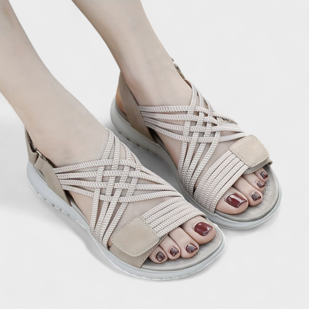 Elena Sandalias Mujer Comfort – Ligeras Flexibles, Suela Suave Casual Diario