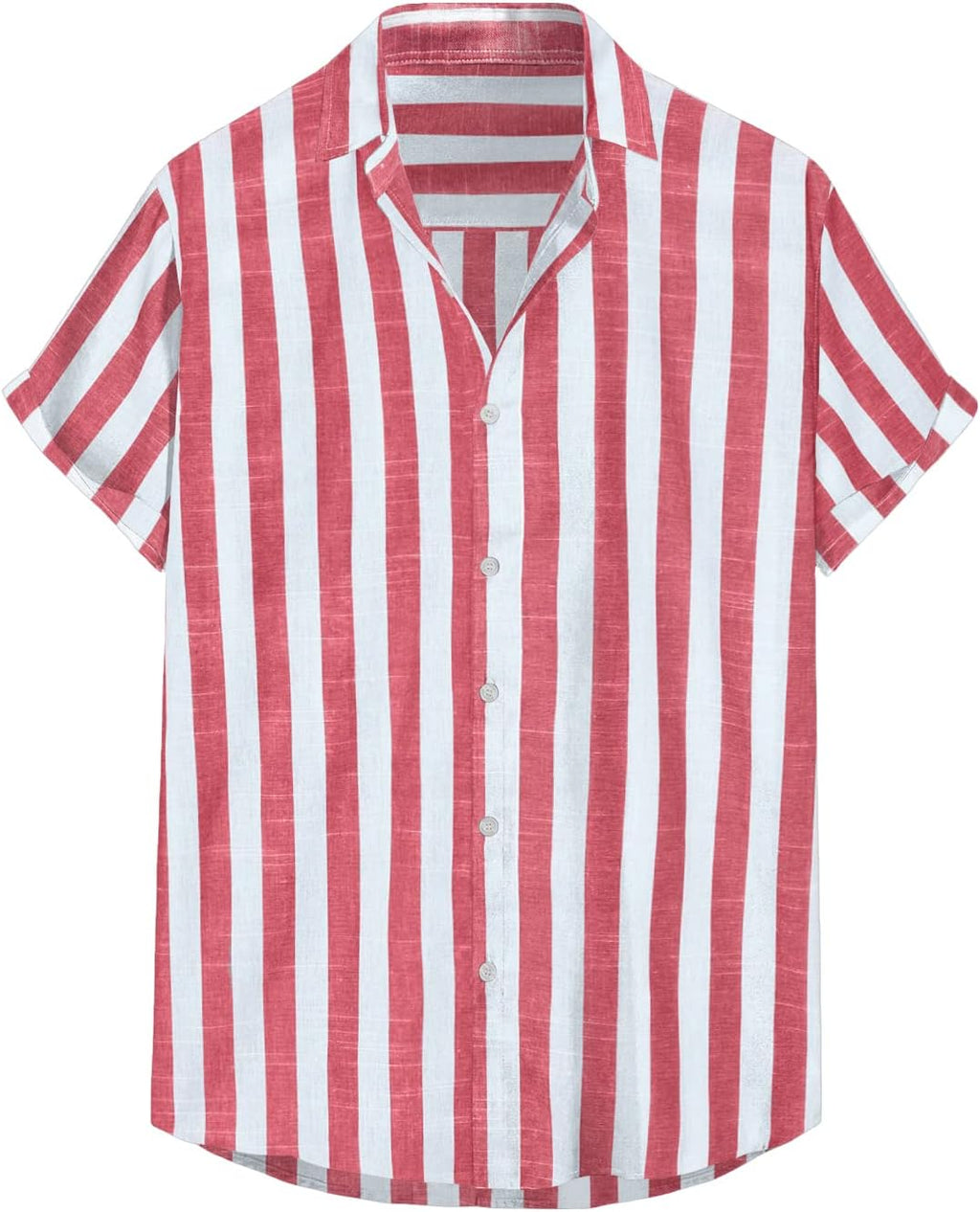 Chemise à rayures pour homme Luca – Chemise d'été décontractée à manches courtes