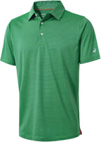 Polo de golf Alessio pour homme – Polo technique Dry-Fit rayé avec protection UV