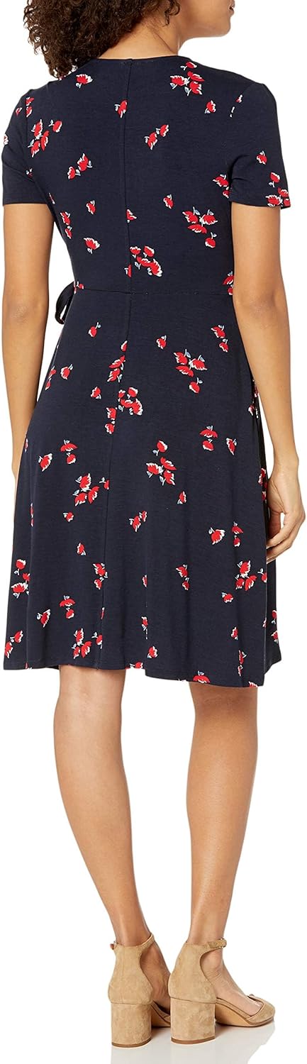 Tabitha Abito Donna Wrap Pois – Vestito Corto Scollo V, Jersey Elasticizzato Elegante