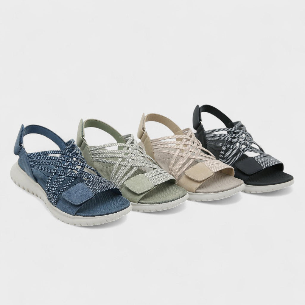 Elena Sandalias Mujer Comfort – Ligeras Flexibles, Suela Suave Casual Diario