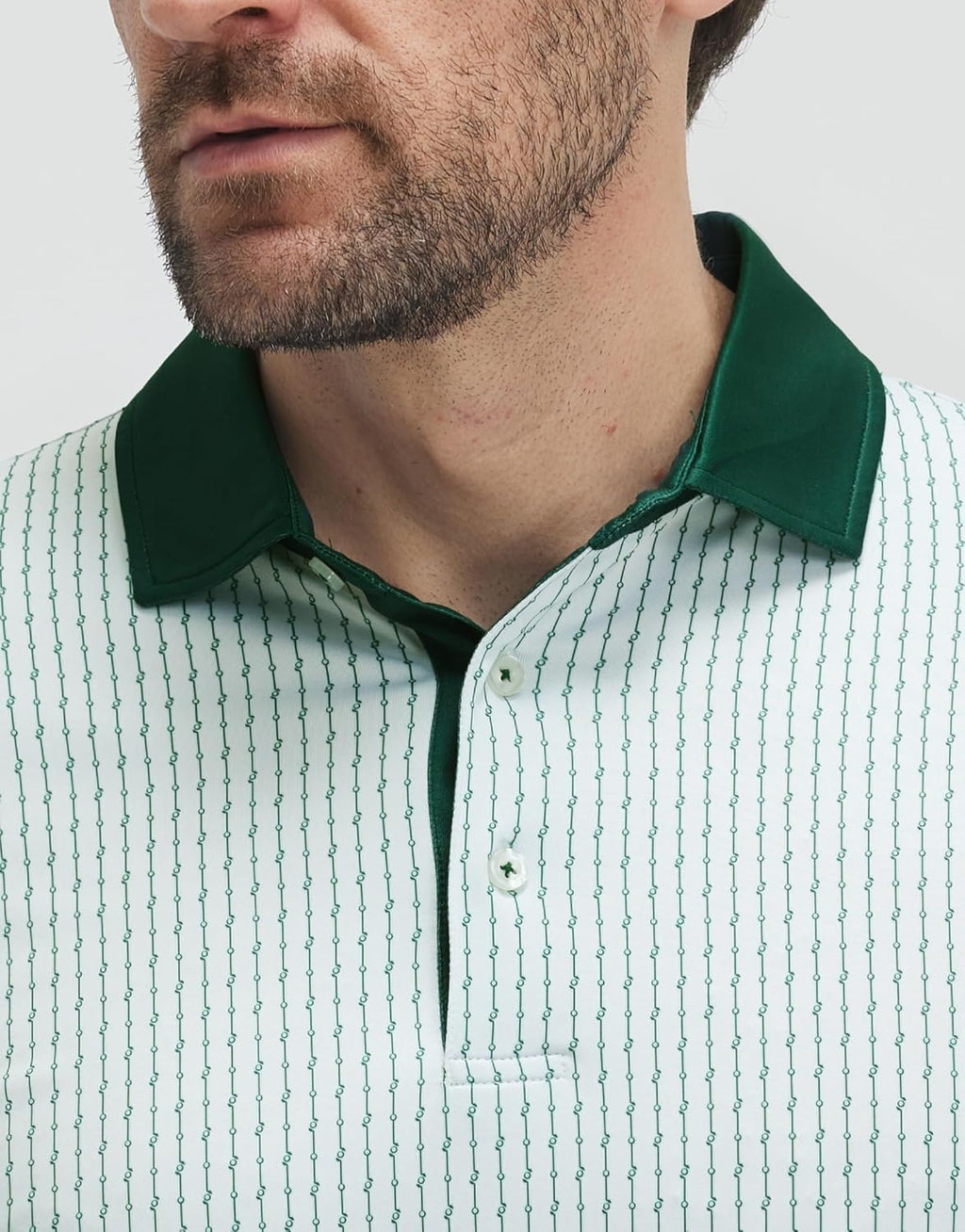 Marco Men's Golf Polo – Breathable Technical Polo with Modern Print