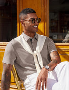 Jose Men's Polo – Breathable Summer Shirt with Contrast Collar