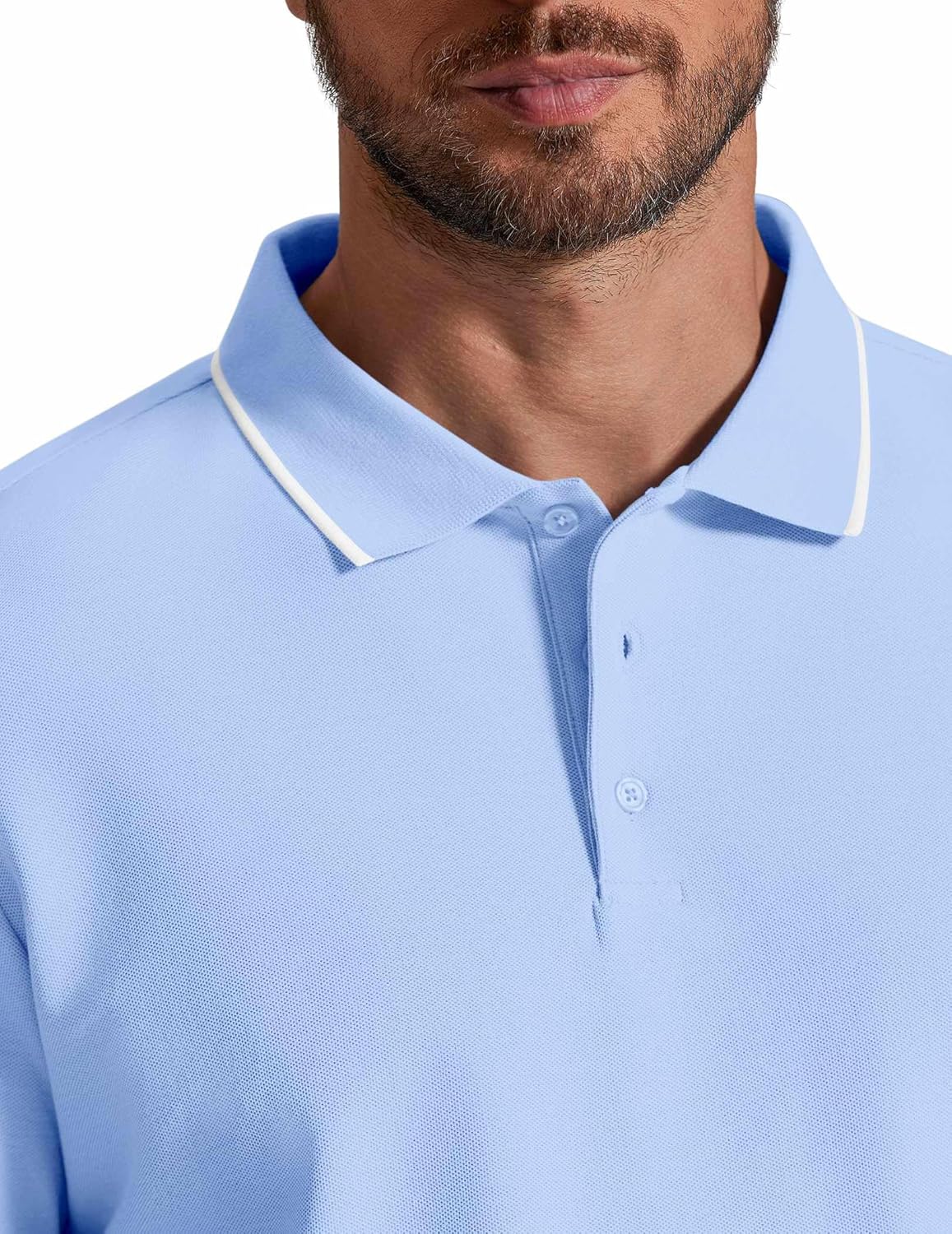Leonardo Polo para Hombre en Algodón Piqué – Polo Casual Elegante de Manga Corta