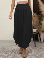 Jupe Lulu Femme – Jupe Maxi Bohème Florale Taille Haute avec Poches