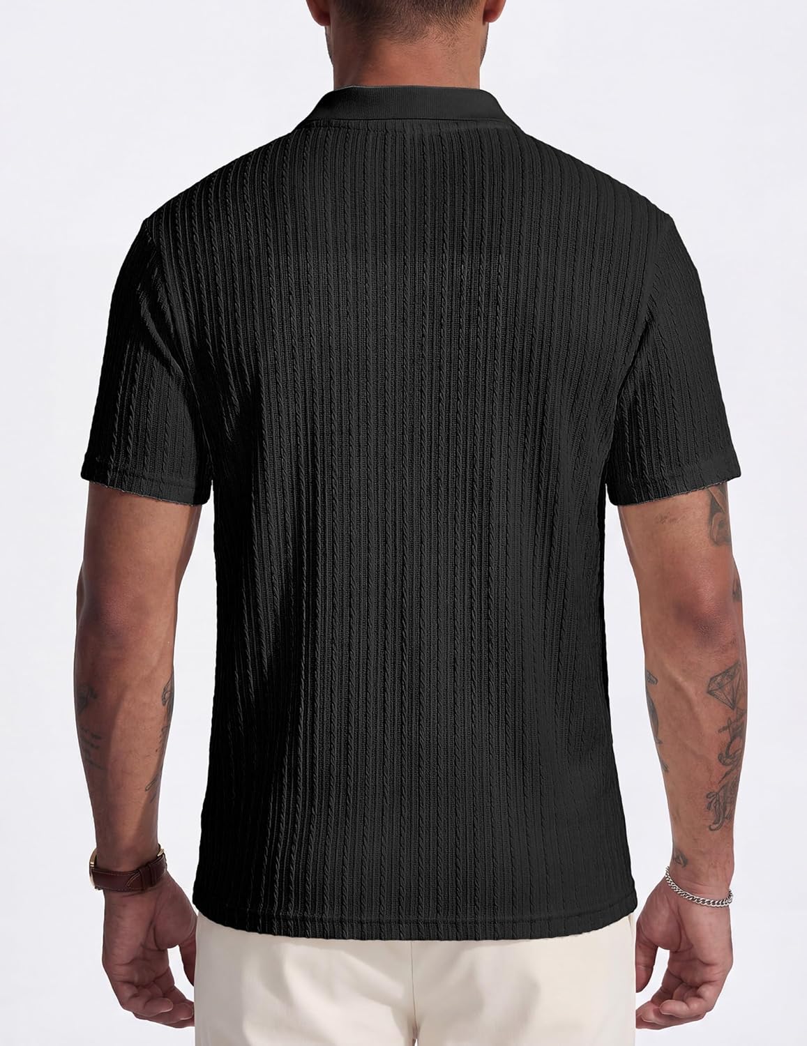 Melchor Polo in Maglia da Uomo – Polo Estiva Old Money con Bottoni e Colletto