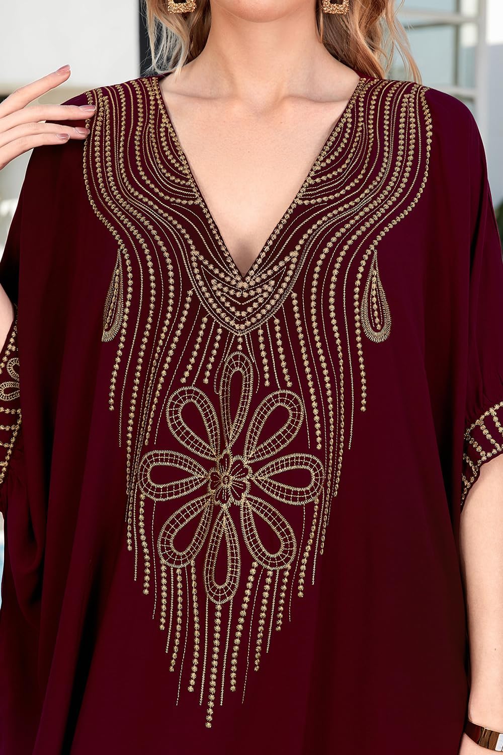 Isabella Caftano da Spiaggia Donna – Kimono Boho Elegante Copricostume Estivo