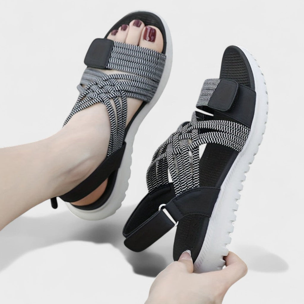 Elena Sandalias Mujer Comfort – Ligeras Flexibles, Suela Suave Casual Diario