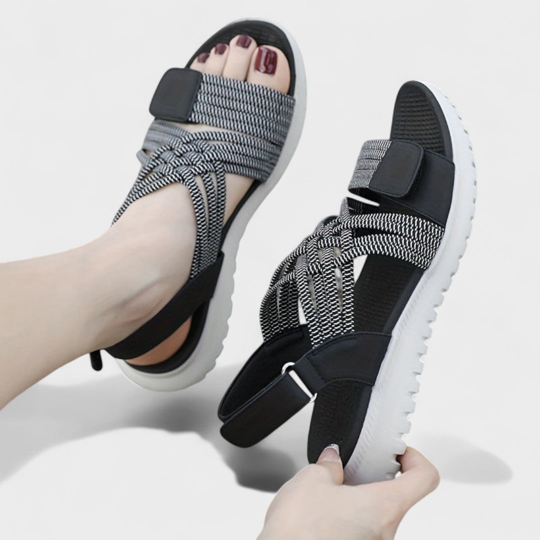 Elena Sandalias Mujer Comfort – Ligeras Flexibles, Suela Suave Casual Diario