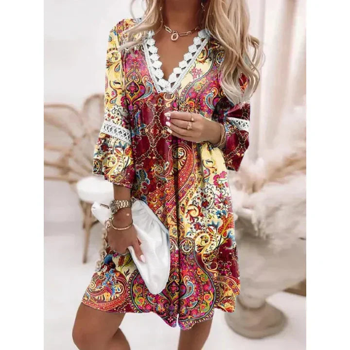 Cassandra Vestito Estivo Donna – Floreale Leggero, Linea Fluida & Stile Elegante Casual