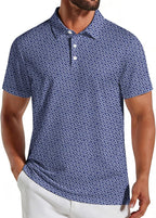 Berto Men's Golf Polo – Breathable Performance Quick-Dry Shirt