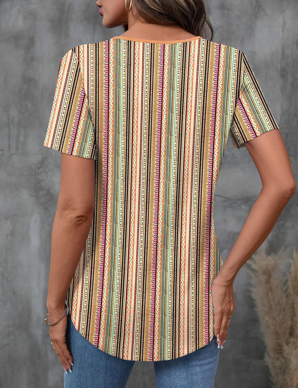 Giorgia Maglia Donna – Scollo V Incrociato, Maniche Corte, Casual Elegante Estiva