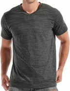 Matteo T-Shirt Uomo con Scollo a V – Maglietta Elasticizzata Casual in Cotone