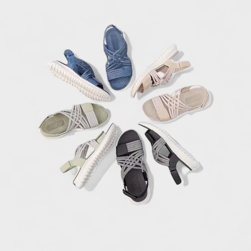 Elena Sandalias Mujer Comfort – Ligeras Flexibles, Suela Suave Casual Diario