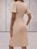 Brynlee Vestito Donna Incrociato – Scollatura a V Elegante & Stile Versatile