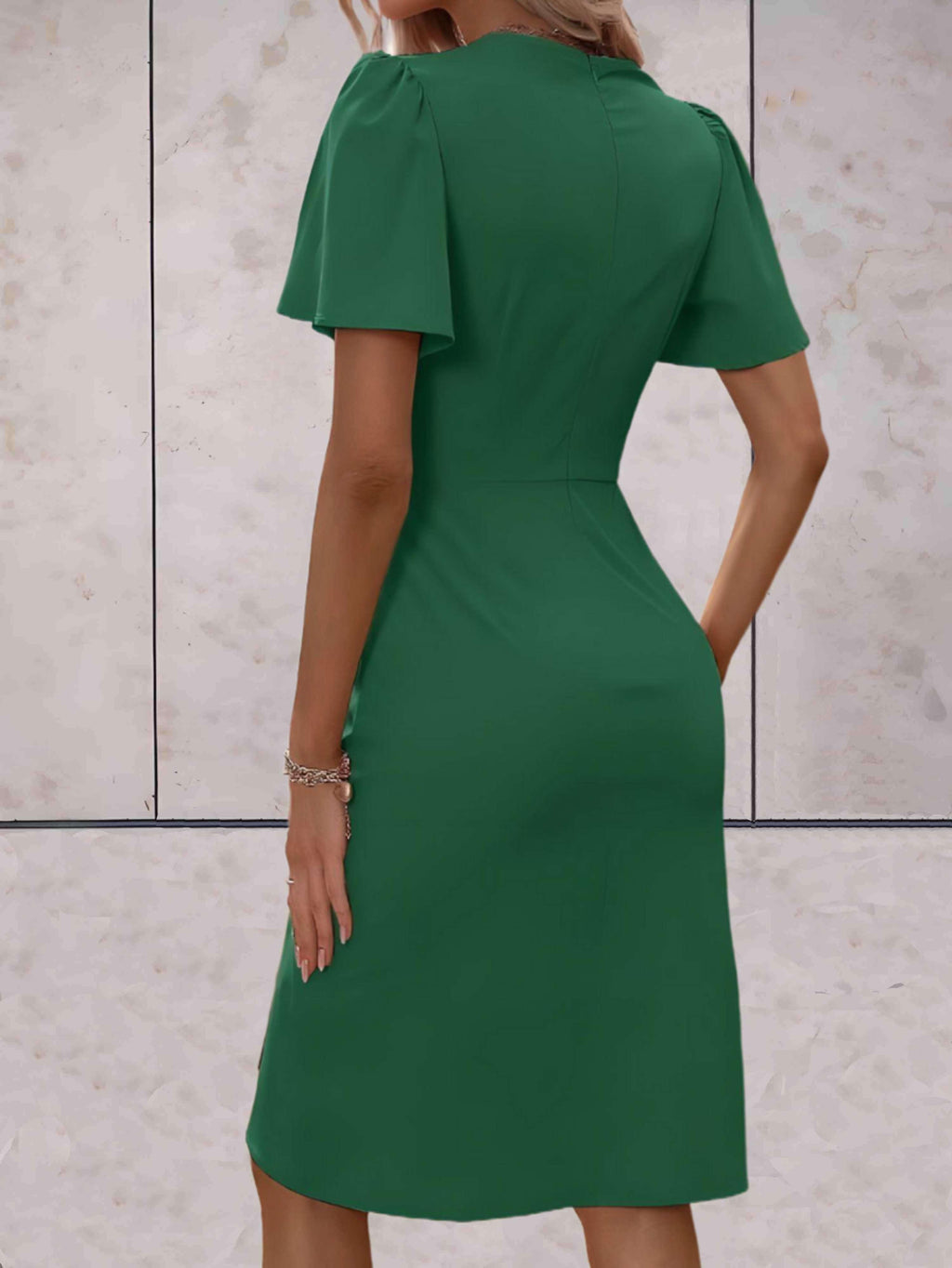 Brynlee Vestito Donna Incrociato – Scollatura a V Elegante & Stile Versatile