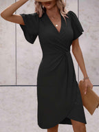 Brynlee Vestito Donna Incrociato – Scollatura a V Elegante & Stile Versatile