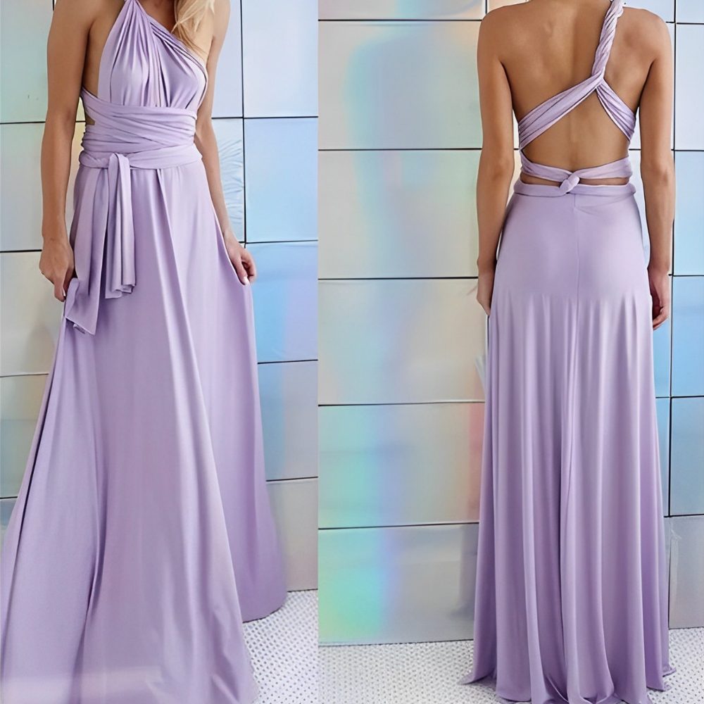 Emilia Abito Donna Portafoglio – Vestito Elegante con Cintura Regolabile Casual Chic
