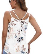 Talia Tank Top Donna – Dámská tílko bez rukávů s vyšívanou krajkou a kulatým výstřihem