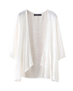 Olivia Kimono Donna – Coprispalle in Chiffon Trasparente con Apertura Frontale & Vestibilità Leggera