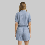 Carina Women's Summer Linen Look Set – Elegant Breathable Wrinkle-Resistant Outfit