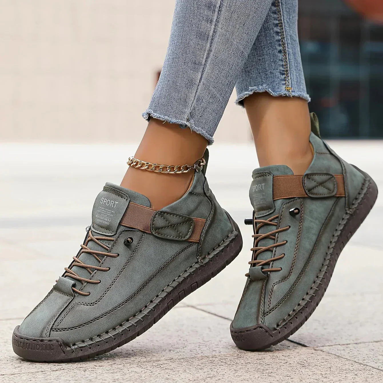 Eveli Zapatillas Mujer Casual – Zapatos Ligeros Transpirables, Suela Amortiguada, Confort